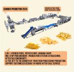 Full Automatic Joyshine Frozen Potato Crisp Making Machine for French Fries Size