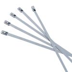 10 Inch Naked Stainless Steel Cable Zip Ties Hight Tensile Strength