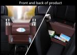 41*27 Cm Car Multi Pocket Storage Organizer With Screen Printing / Embossed Logo