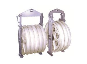 China Cable Pulling Tools 916mm Diameter Conductor Stringing Pulley Blocks factory