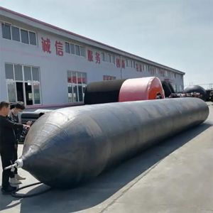 Wear Resistant Natural Rubber Inflatable Marine Airbag For Ship Launching