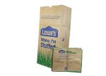 Custom Kraft Paper Bags Square Bottom Moistureproof Large Paper Leaf Bags