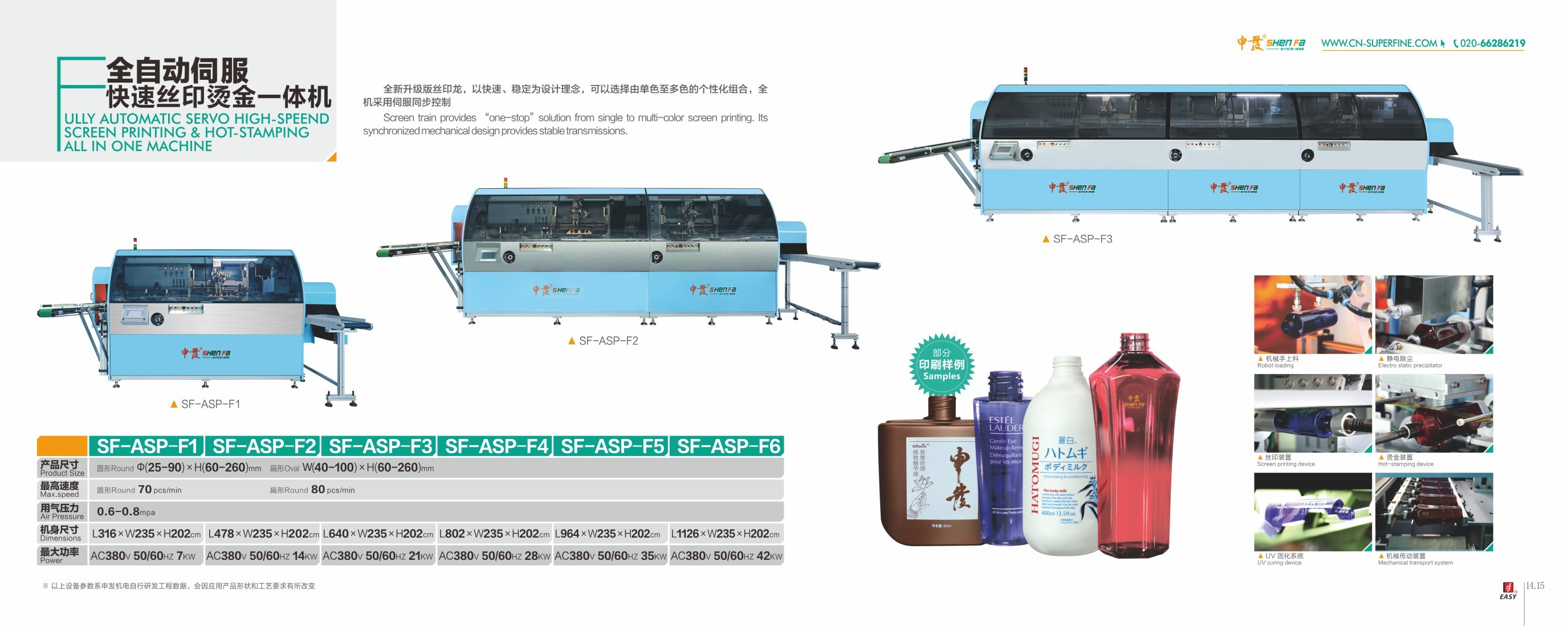 2 Colors Transparent Bottle Automatic Screen Printing Machine Overprinting