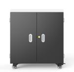 Galvanized Sheet Smart USB Charging Cart 36 Bays With Cooling Fans