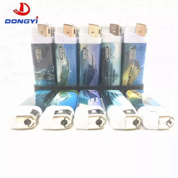 Customization Plastic Cigarette Electronic Disposable Refillable Lighter Model