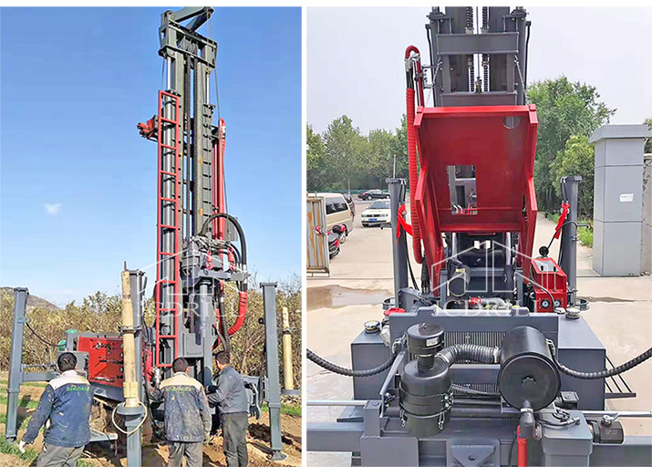 Heavy duty 400m hydraulic rotation water well drilling rig machine for sale