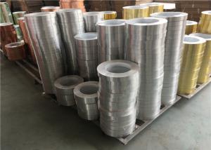 China Nameplate Flat Aluminum Strips Single Coating Highly Durable High Purity High Brightness factory