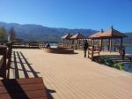Outdoor Flooring Decoration Customized 75mm*25mm Wood Plastic Composite WPC