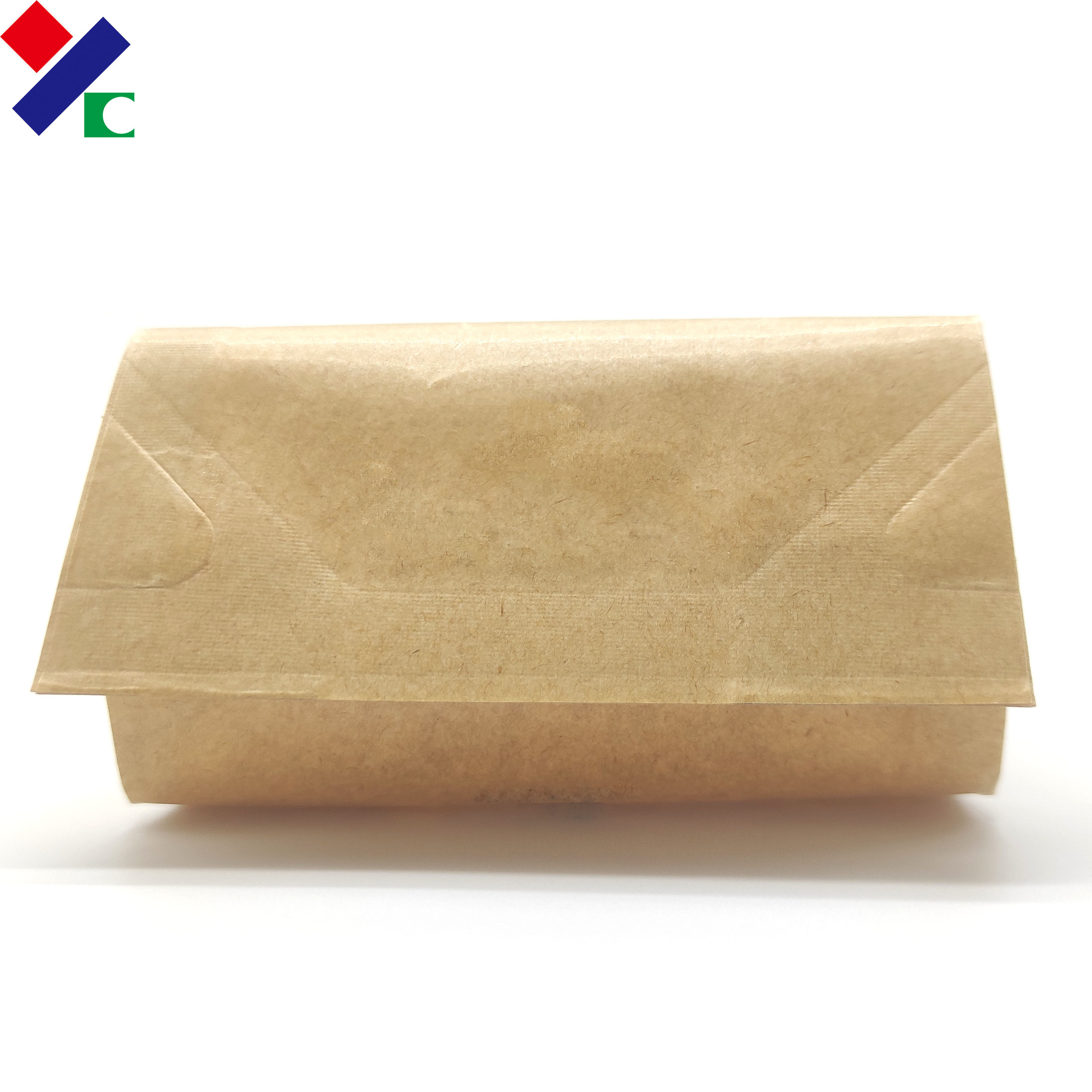 Heat Seal 100% PLA Kraft Paper Pouch Compostable Coffee Bags With Valve And Custom Logo