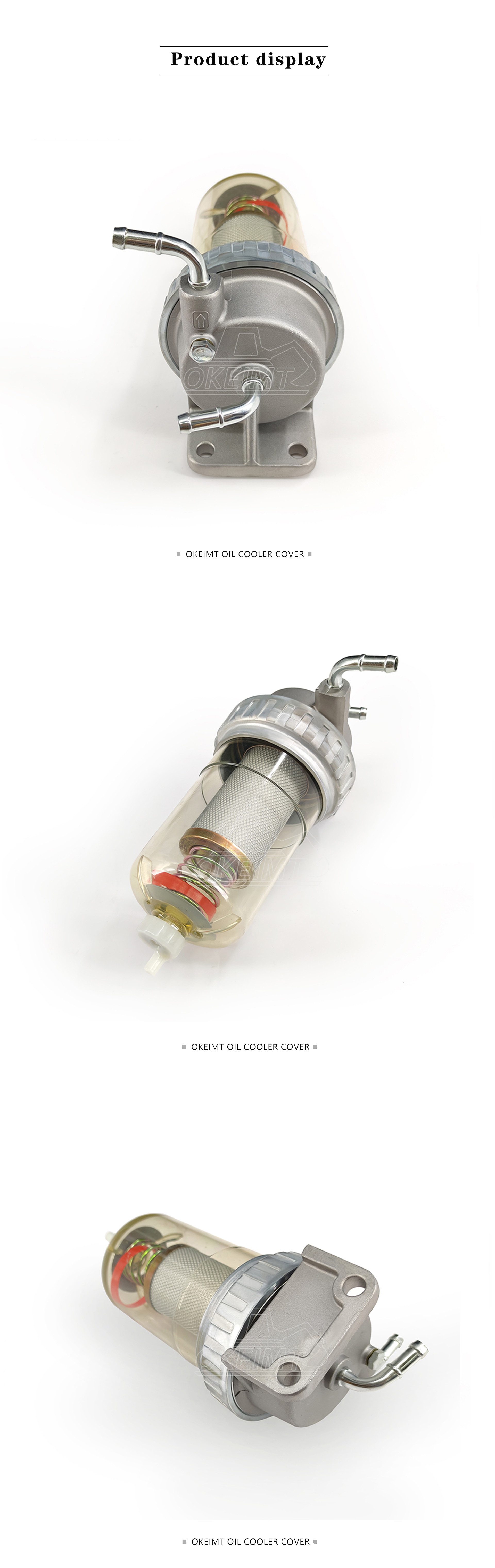 Oil Water Separator Assy For Kobelco SK200-6 SK200-6E SK250 SK260 SK320 SK350