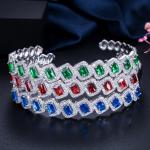 Fashion Cubic Zirconia Bracelet Bangle Chain Bracelets For Women Gold Silver