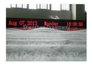 China Waterproof Programmable LED Moving Message Display 10mm , 1920mm × 320mm factory