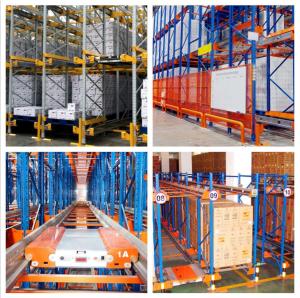 China Bulk Storage Radio Shuttle Racking System Width 1000-3000MM For Food Industry factory