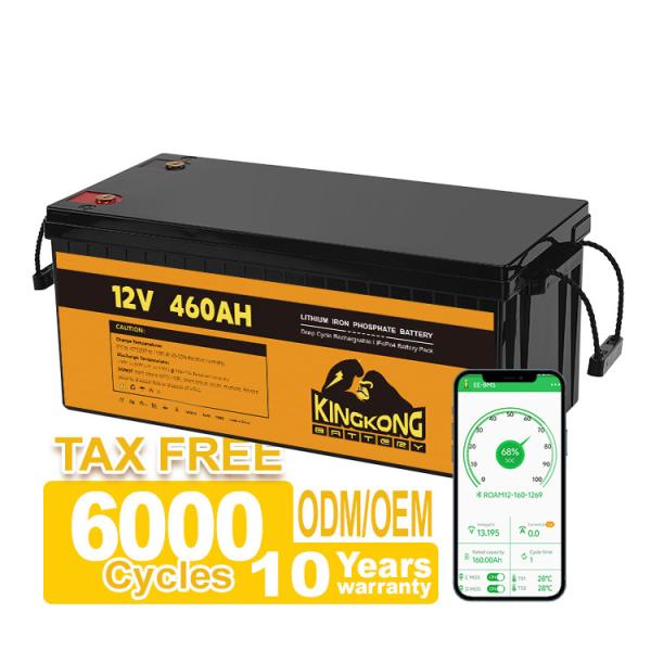 OEM 100Ah 200Ah 230Ah 280Ah 300Ah 460Ah 12V Lifepo4 Battery For Solar Energy