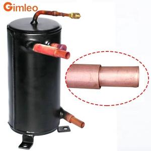 China Double Wall Finned Copper Tube Heat Exchanger For Drinking Water factory