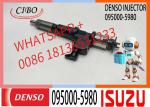 common rail denso diesel Fuel Injector 095000-5980 8-97603099-1 8-97603099-0