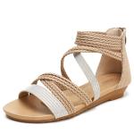 BS129 Foreign Trade Wedge Sandals Female New Style Summer Fairy Style With Skirt