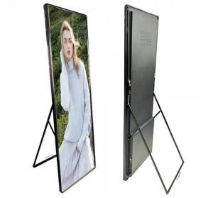 China P1.25 800x1600mm SMD Double Face Smart LED Poster Display factory