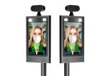 800*1280 Access Control Thermal Scanner , Face Recognition Temperature Detector