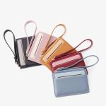 Small Credit Card Holder Purse Handbag With Detachable Wristlet Detachable