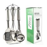 S/S 201 Handle Stainless Steel Utensilios De Cocina Kitchen Cooking Set Utensil