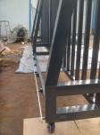 Customized Black Zinc Steel Metal Garrison Fence Panels Maintenance Free