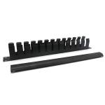 Horizontal 24 Port Network Patch Panel 19 Inch Steel Metal Material
