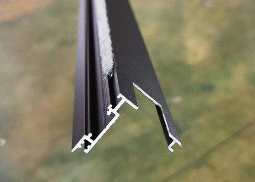 6063 T5 2.0mm Modular Aluminium Extrusions Powder Coated