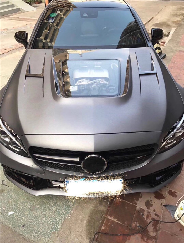 Carbon Fiber Cover for Benz C63 Coupe Carbon Fiber Material C63 Carbon Fiber Hood Hood Engine Hood