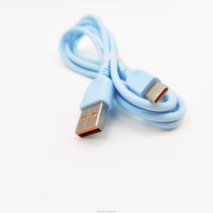 China Customized Color Logo Fast Charging USB C Cable Cable Male USB A To Type C Cable factory