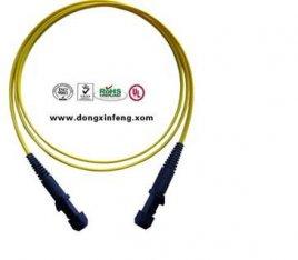 China Bouncing Type Fiber Optic Patchcords Single Mode , Double Core Patch Cord factory