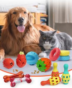 China Manufacturer wholesale orange green blue chew dog tpr toys factory