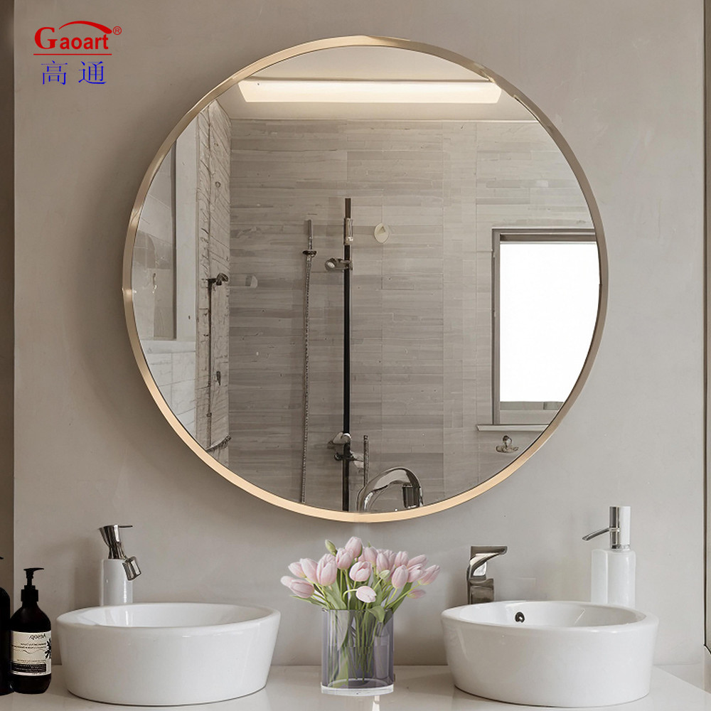 Hotel Art Deco Framed Mirror with Customized Size and Design Style