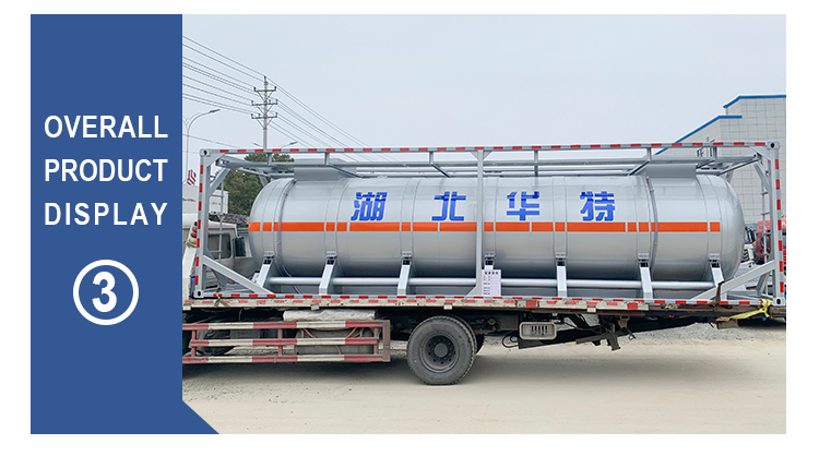 Aluminum Alloy ISO Tank Container Capacity 28000 Liters 30FT Transport Tank Container