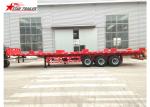 Heavy Equipment Transport Drop Deck Semi Trailer Manually Operated Or Hydraulic