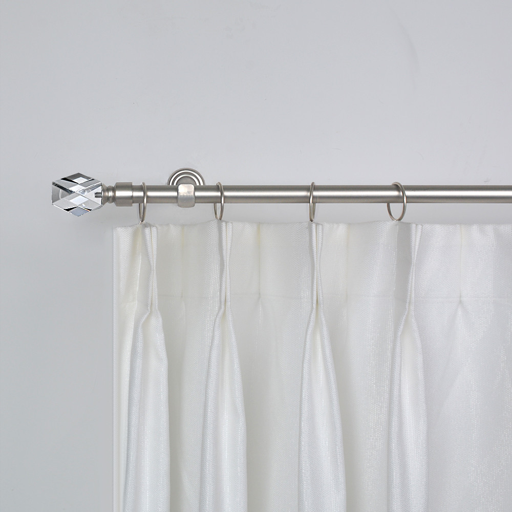 Aluminium Curtain Rod Accessories Crystal Series Decorative Head