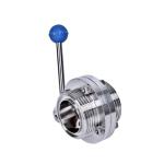 Sanitary Stainless Steel 304 316L Butterfly Valve for Pharmaceutical Easy to