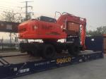 43.6kw 7t Earth Excavation Machine HT75W With Four Wheel