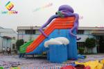 Durable Inflatable Octopus Water Park With Slide / Outdoor Water Play Equipment