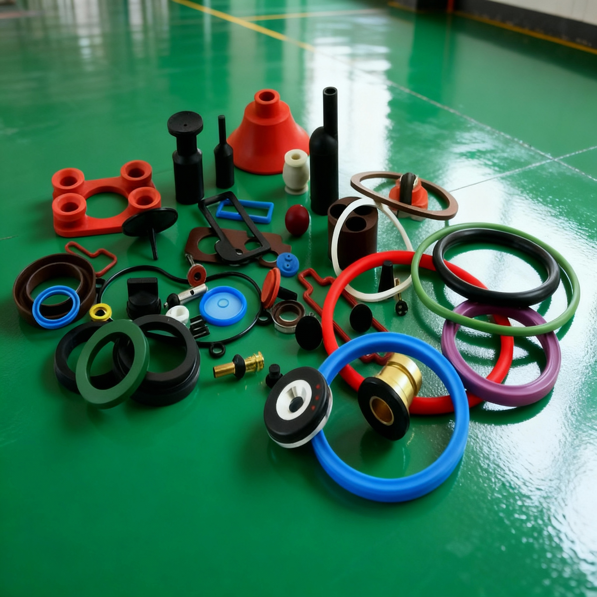 Customized Heat Resistant Rubber Molding Parts With Tensile Strength and