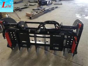 China China grass grapple attachments for skid steer root rake,loader grapple attachments factory
