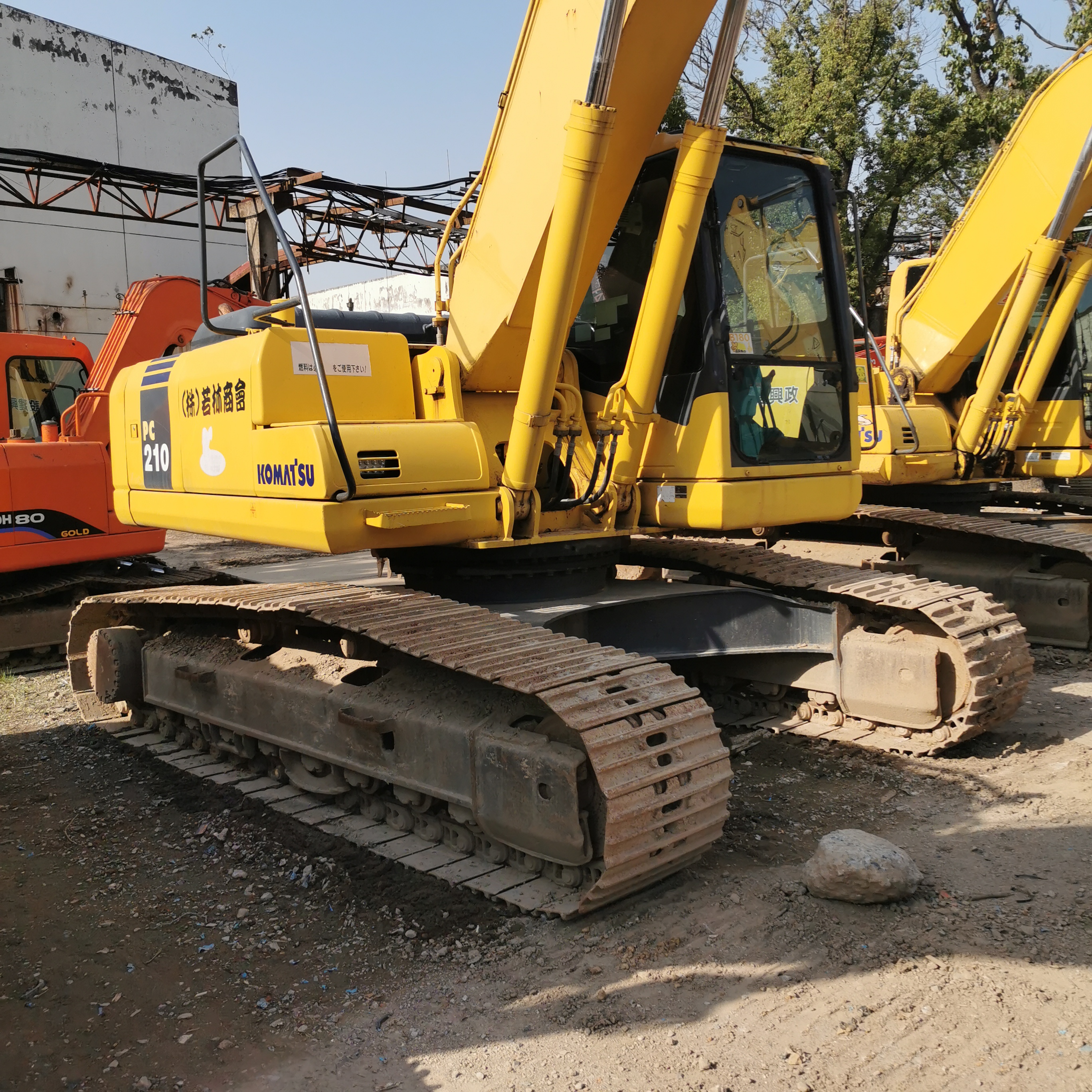0-2000 Working Hours PC210 Kumatsu Excavator Machine with Original Hydraulic Valve