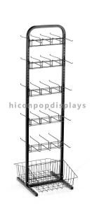 China Exhibition Flooring Display Stands / Metal Wire Grid Display Racks factory