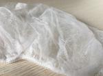 White Breathable NonWoven Earloops Disposable Beard Cover for Long Beard