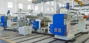 China LLDPE LDPE PP EVA 250m Min Extruder Lamination Coating Machine factory