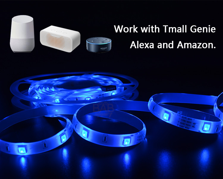 5m Smart LED Light Strip Remote Control Sync To Music Addressable SMD5050 Dream Color