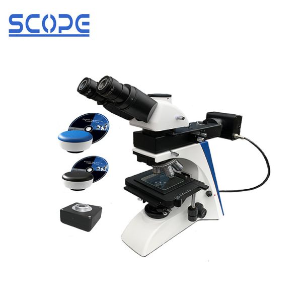 China Upright Digital Optical Metallurgical Microscope With Camera Trinocular factory