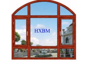 China Modern Design Aluminum Clad Windows , Wood Look Aluminium Windows For Residence factory