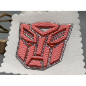 Personalized Embossed Cloth Patches Uniform Custom Shape Design