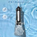 2500mAh Battery Powered Water Flosser for Travel , Large Tank Cordless Dental